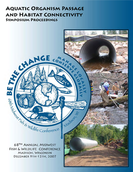 Aquatic Organism Passage and Habitat Connectivity Symposium Proceedings