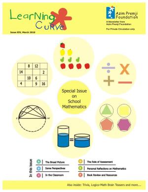 Special Issue on School Mathematics