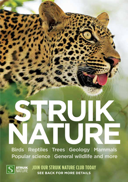 Join Our Struik Nature Club Today See Back for More Details Field Guides