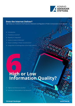 6High Or Low Information Quality?
