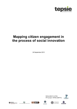 Mapping Citizen Engagement in the Process of Social Innovation
