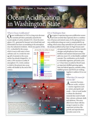 Ocean Acidification in Washington State