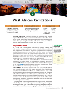 West African Civilizations