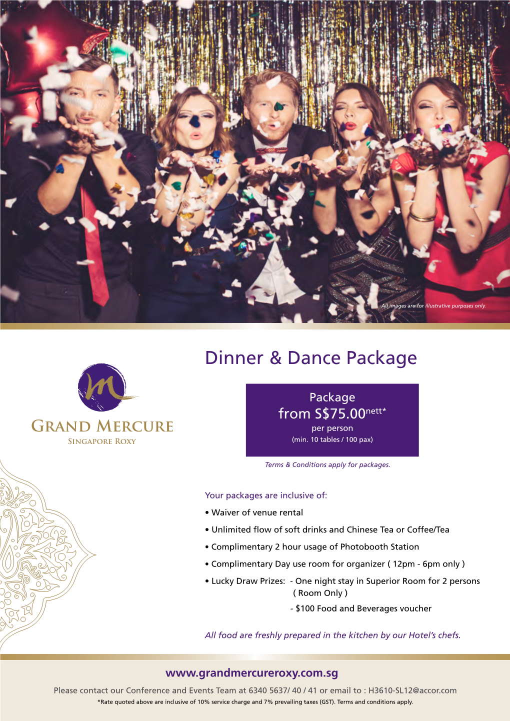 Dinner & Dance Package