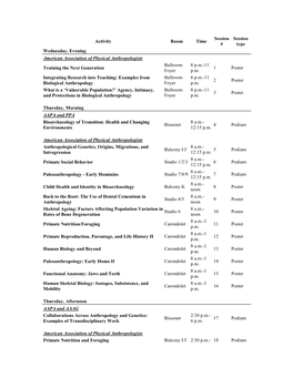 AAPA Meeting Program