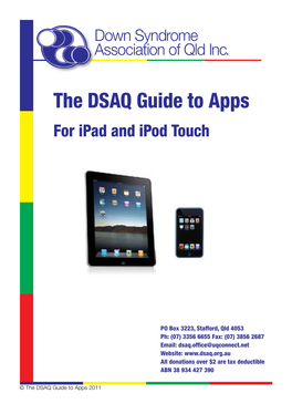 The DSAQ Guide to Apps for Ipad and Ipod Touch