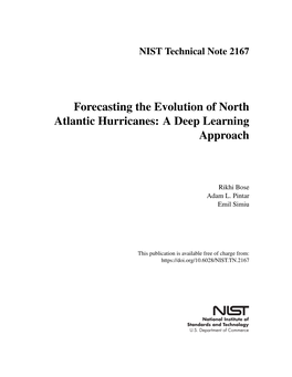 Forecasting the Evolution of North Atlantic Hurricanes: a Deep Learning Approach
