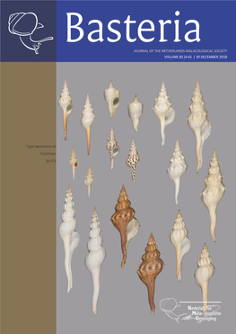 Journal of the Netherlands Malacological Society Bastera Volume 82 (4-6) | 30 December 2018 Volume 82 (4-6) | 30 December 2018