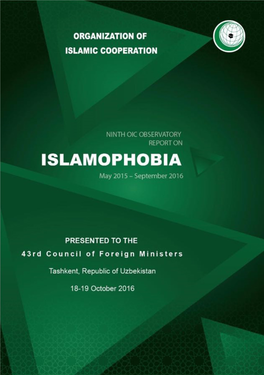9Th OIC Observatory Report on Islamophobia