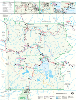 YELLOWSTONE NATIONAL PARK Re O C Hard-Sided Camping Units Only C N Ce Per Ica N Nez See Detail Map Above Pel L PELIC a N Fountain Flat Drive a Fishing Bridge