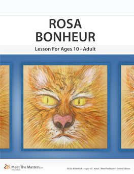 Rosa Bonheur – Ages 10 – Adult | Online Edition
