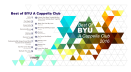 Best of a Cappella Club 2016