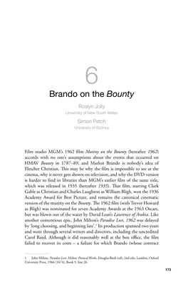 6. Brando on the Bounty