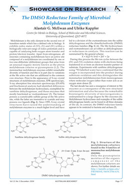 The DMSO Reductase Family of Microbial Molybdenum Enzymes Alastair G