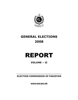 General Elections-2008 Report
