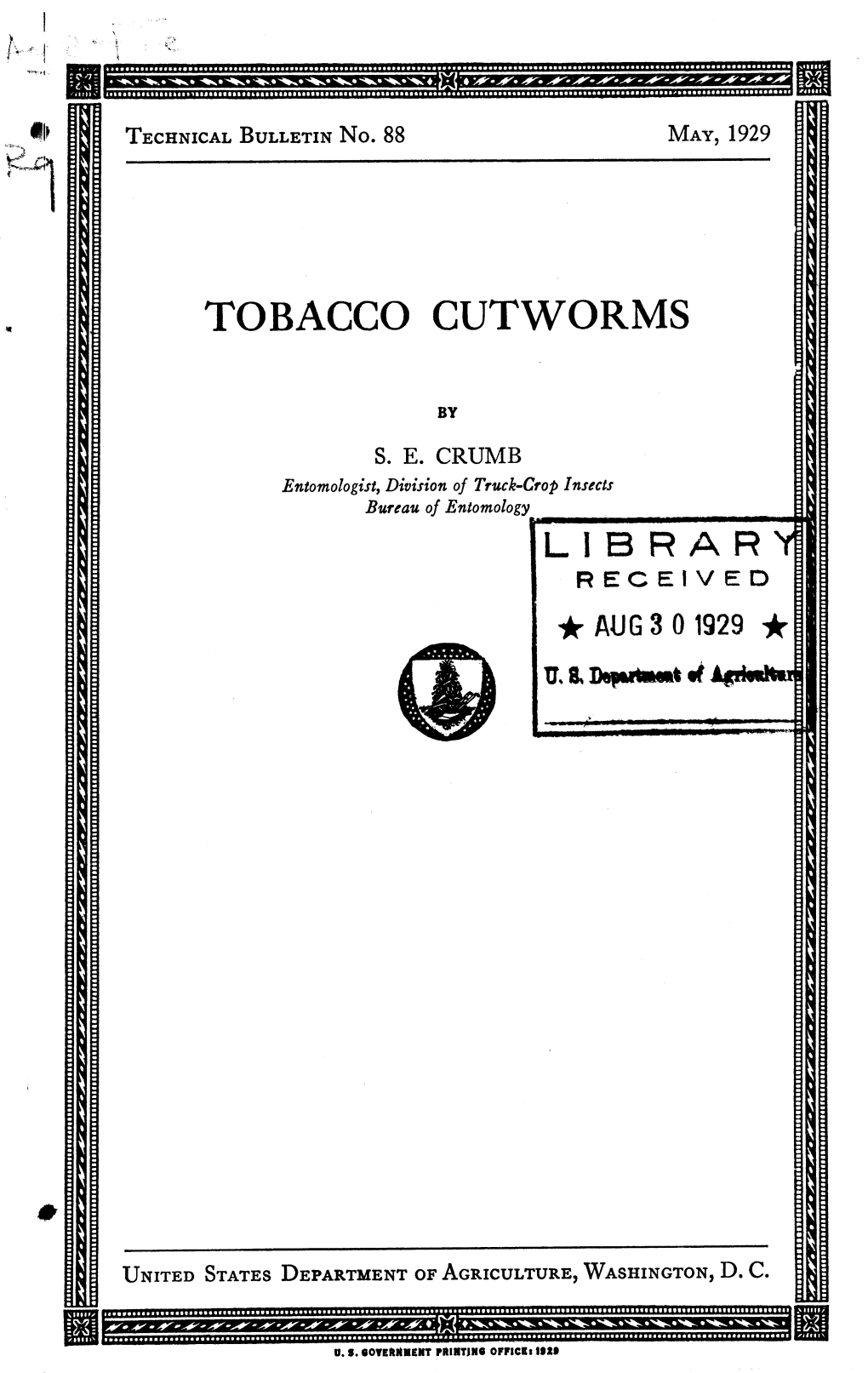 Tobacco Cutworms