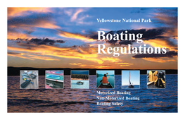 Boating Regulations