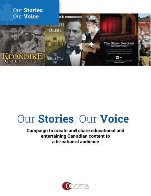 Our Stories, Our Voice Campaign