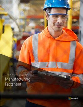 Manufacturing Factsheet