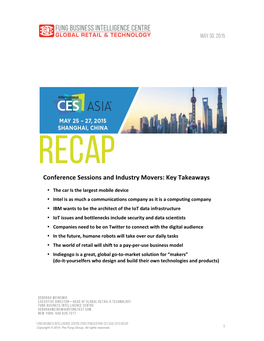 RECAP Conference Sessions and Industry Movers: Key Takeaways