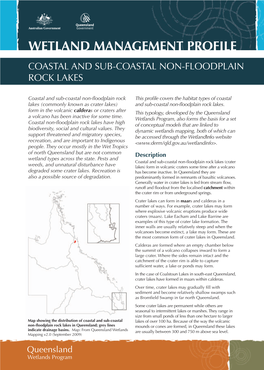 Coastal and Sub-Coastal Non-Floodplain Rock Lakes
