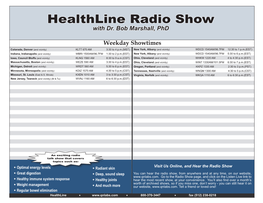 Healthline Radio Show with Dr