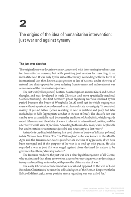 Humanitarian Intervention in the Long Nineteenth