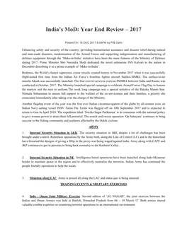 India's Mod: Year End Review – 2017