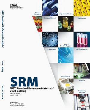 NIST Standard Reference Materials 2021 Catalog
