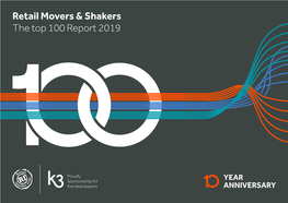 Retail Movers & Shakers the Top 100 Report 2019
