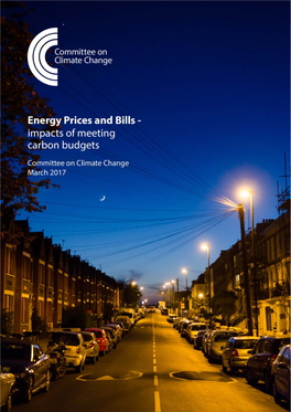 Energy Prices and Bills - Impacts of Meeting Carbon Budgets | Committee on Climate Change