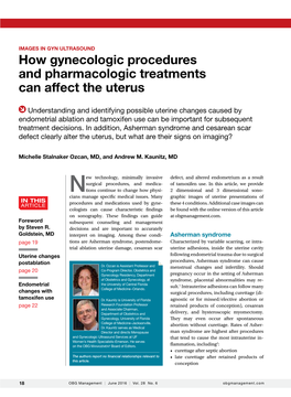 How Gynecologic Procedures and Pharmacologic Treatments Can Affect the Uterus