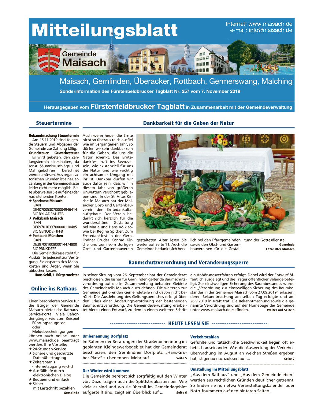 Mitteilungsblatt November 2019