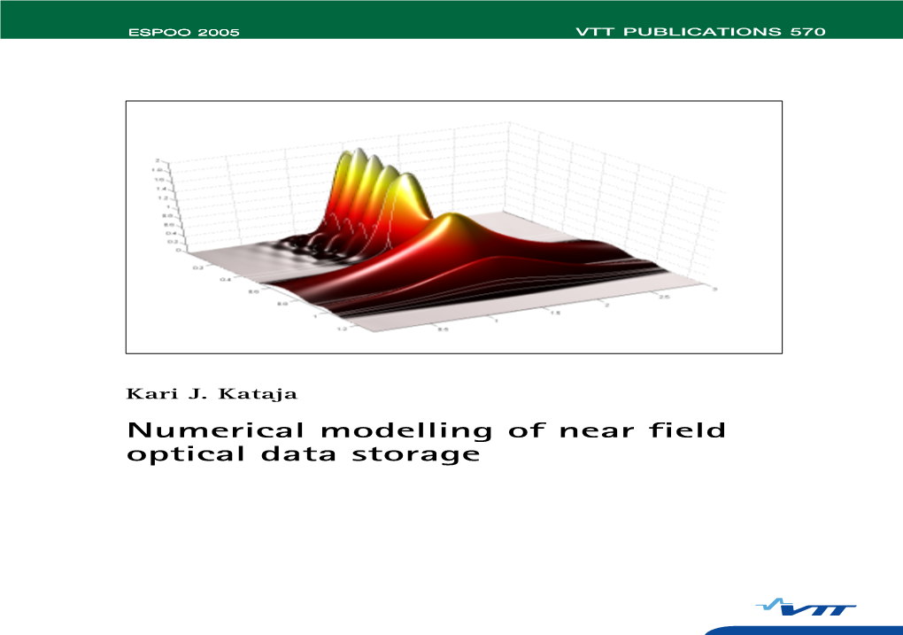 Numerical Modelling of Near Field Optical Data Storage