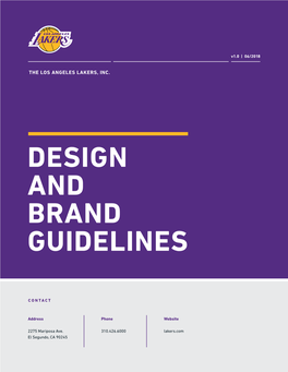 Design and Brand Guidelines