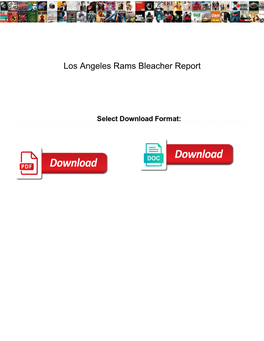 Los Angeles Rams Bleacher Report