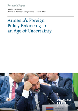 Armenia's Foreign Policy Balancing in an Age of Uncertainty