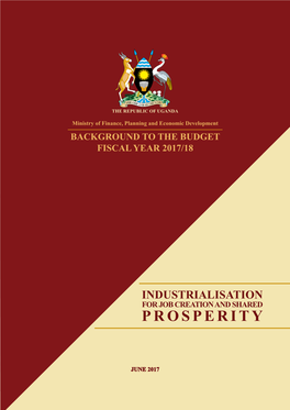 Uganda: Background to the Budget Fiscal Year 2017-18