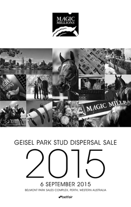 Geisel Park Stud Dispersal Sale