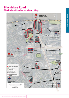 Blackfriars Road Blackfriars Road Area Vision Map