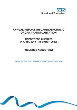 Cardiothoracic Transplantation Annual Report