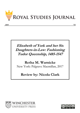 Fashioning Tudor Queenship, 1485-1547