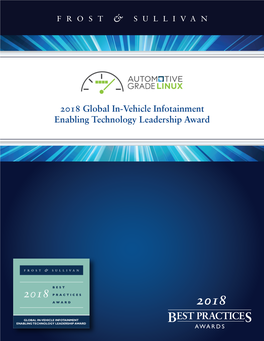 2018 Enabling Technology Leadership Award