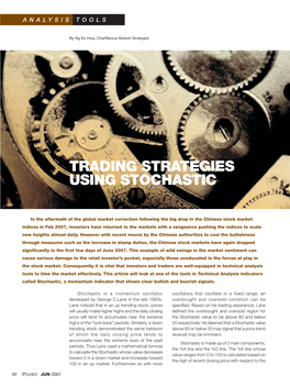 Trading Strategies Using Stochastic