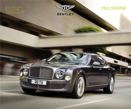 MULSANNE Cheshire, CW1 3PL, England