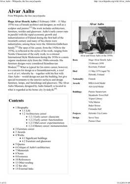 Alvar Aalto - Wikipedia, the Free Encyclopedia