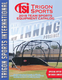 2018 Team Sports Equipment Catalog