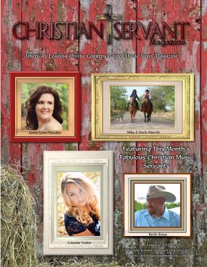Featuring This Month's Fabulous Christian Music Servants America's