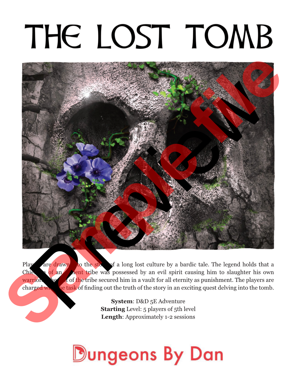 Lost Tomb Side-Trek Publication