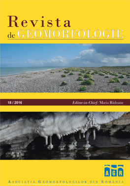 Romanian Association of Geomorphologists Revista De